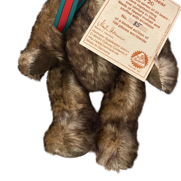 Hermann Century Bear Numbered Limited Furry Collector Item New - Picture 6 of 11